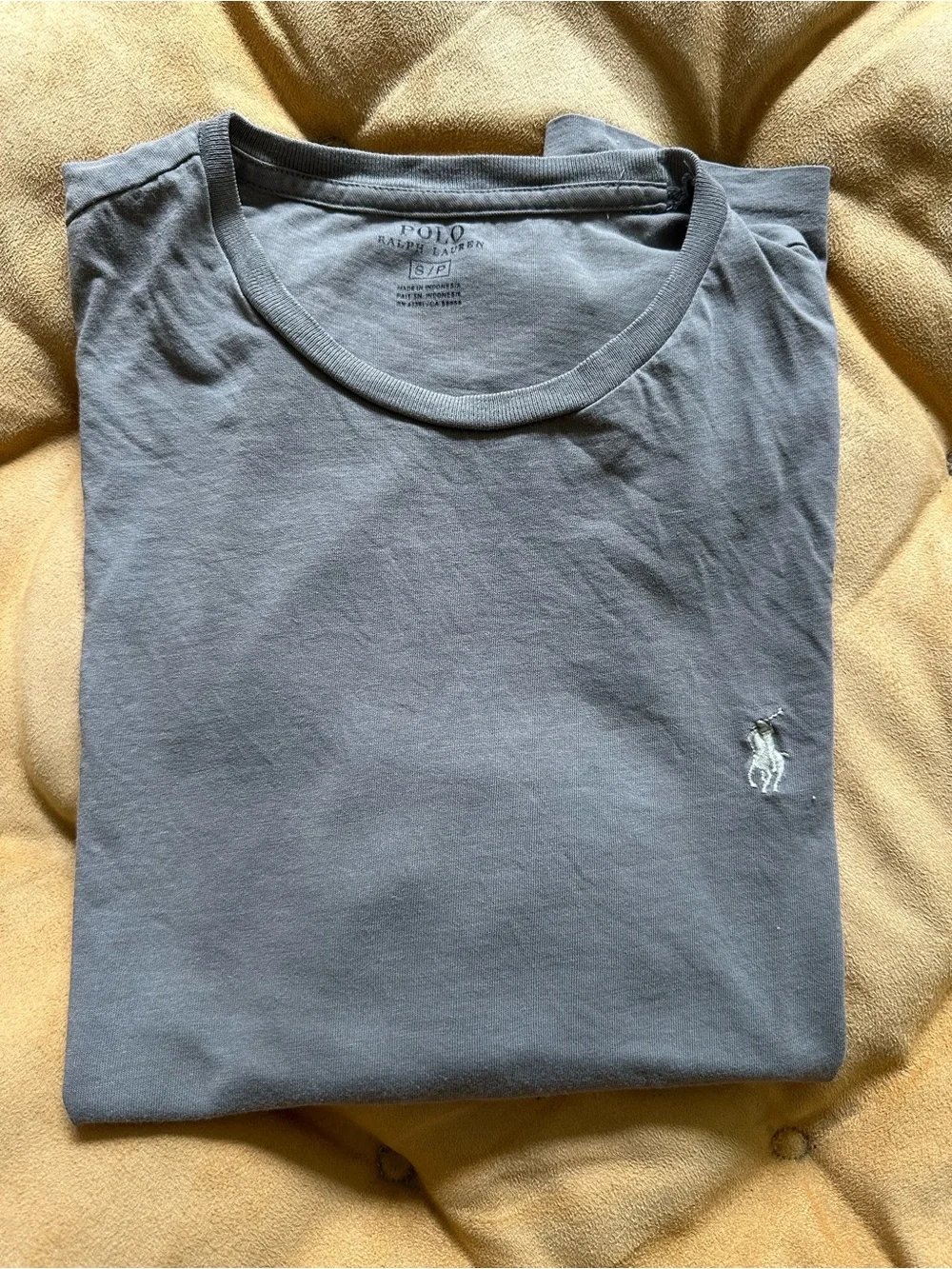 Polo by Ralph Lauren Short Sleeve Crew Tee in Slate Gray